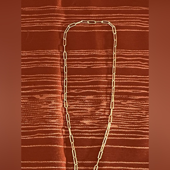 🎆 3 for $20 🎆   Dainty Paperclip Chain Necklace - Picture 3 of 5